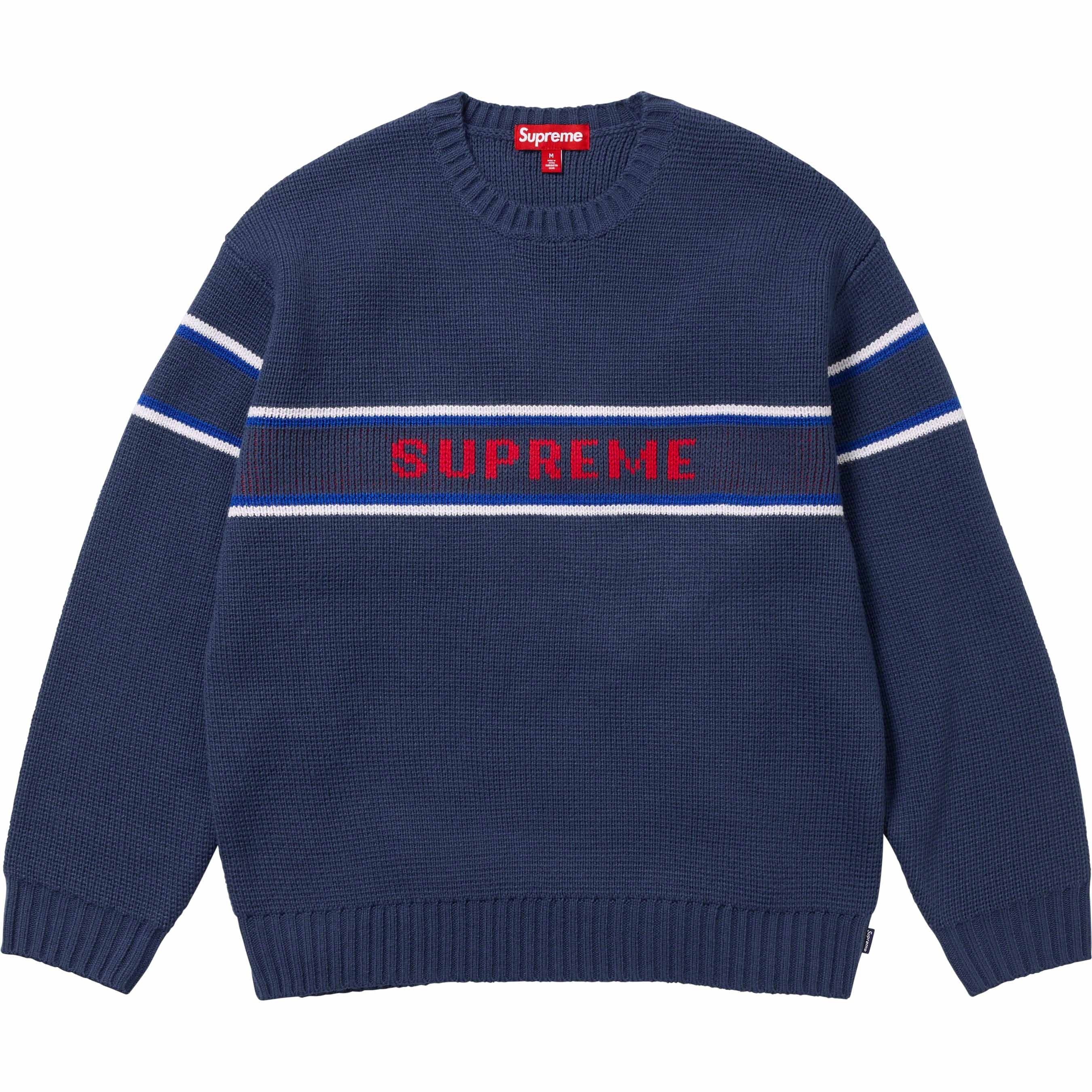 Chest Stripe Sweater view 7